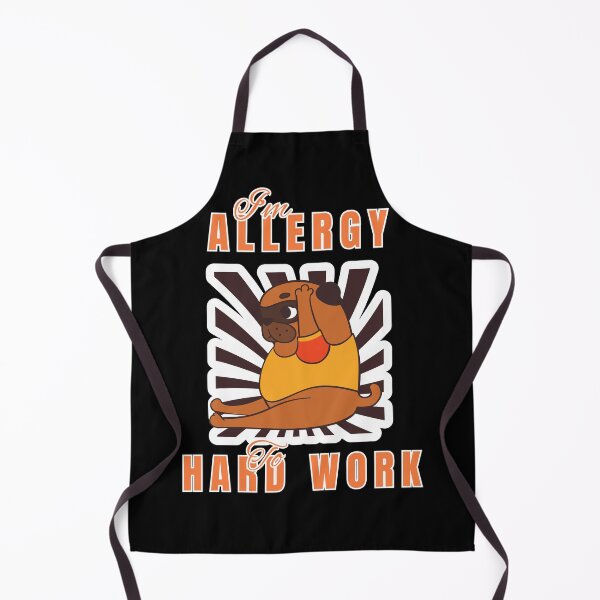 Item preview, Im Allergy To Hard Work Funny Lazy Dog designed and sold by SoftAuraStudi0.