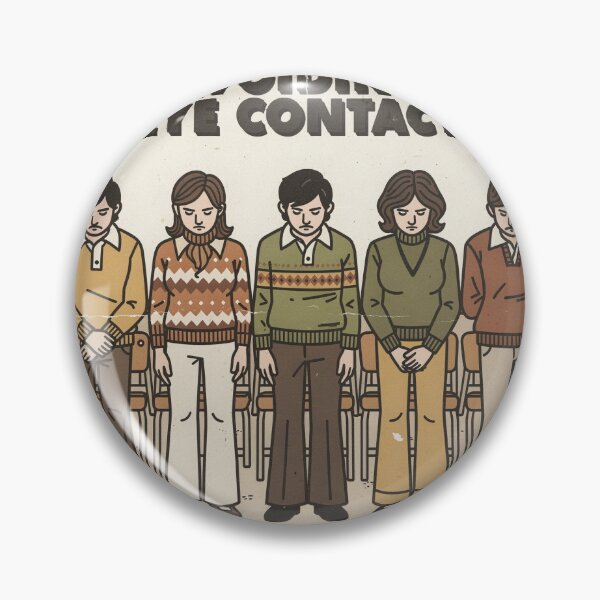 Item preview, Society for Avoiding Eye Contact designed and sold by PictorialWhimsy.