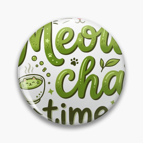 Item preview, Cute Playful Cat Matcha Quote Typography Green Tea Vector Graphic designed and sold by DiNata.