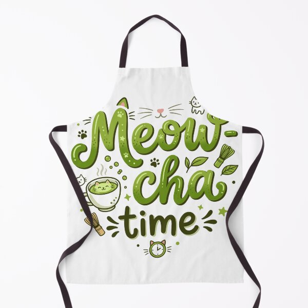 Item preview, Cute Playful Cat Matcha Quote Typography Green Tea Vector Graphic designed and sold by DiNata.