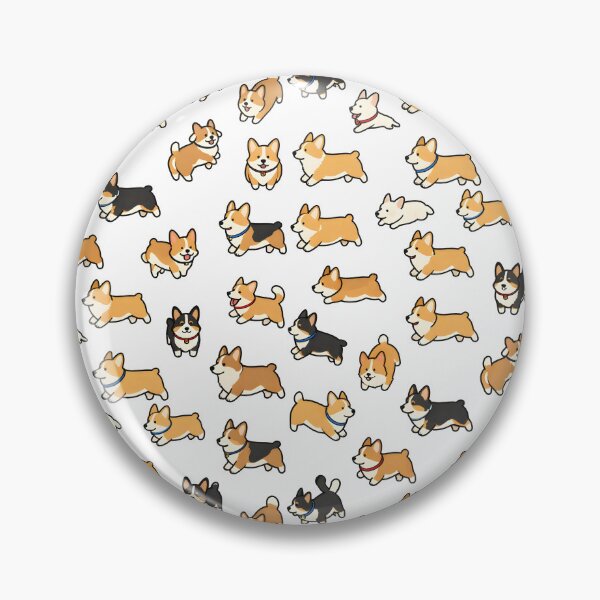 Item preview, Cute Corgi Butt and Zoomies Clean Sticker Sheet designed and sold by Dhenin Studio.