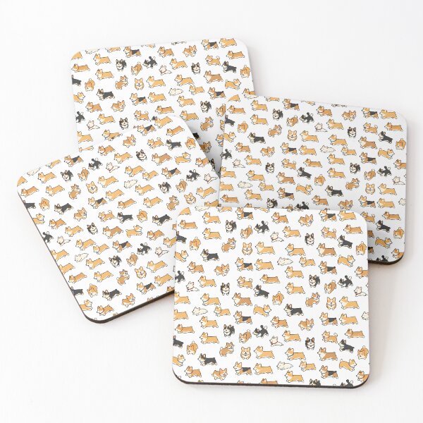 Item preview, Cute Corgi Butt and Zoomies Clean Sticker Sheet designed and sold by Dhenin Studio.
