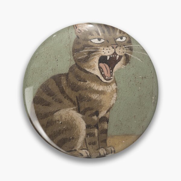 Item preview, Chunky Brown Tabby Mid-Yawn designed and sold by PictorialWhimsy.