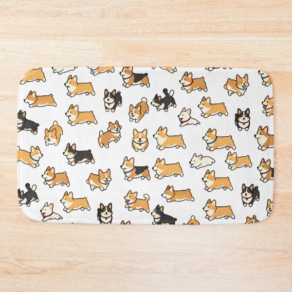 Item preview, Cute Corgi Butt and Zoomies Clean Sticker Sheet designed and sold by Dhenin Studio.