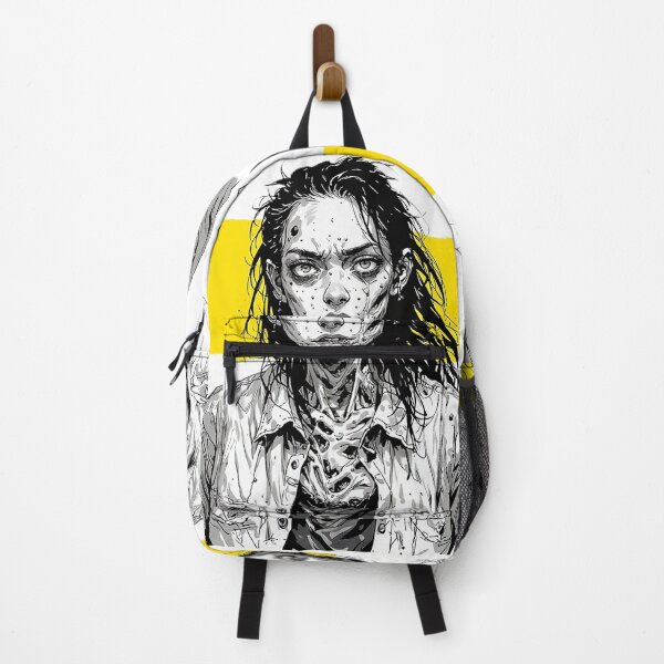 Item preview, Female Zombie Portrait Dark Ink Horror Art designed and sold by ChaoticZenStudio.