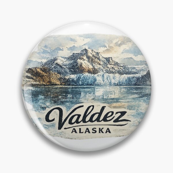 Item preview, Valdez Alaska mountains landscapes designed and sold by DamioPolArt.
