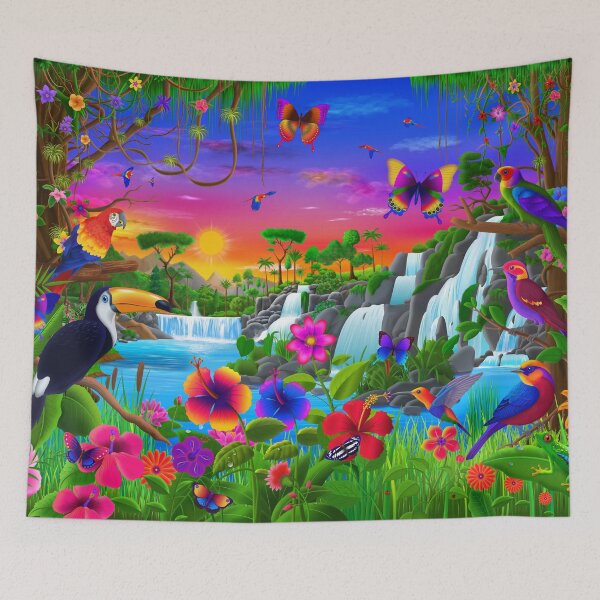 Item preview, Tropical Wonderland Version 2 designed and sold by GeraldNewtonArt.