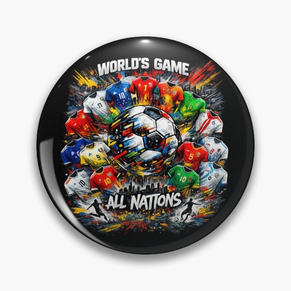 Item preview, World's Game All Nations Soccer Art designed and sold by Urban-InkStudio.