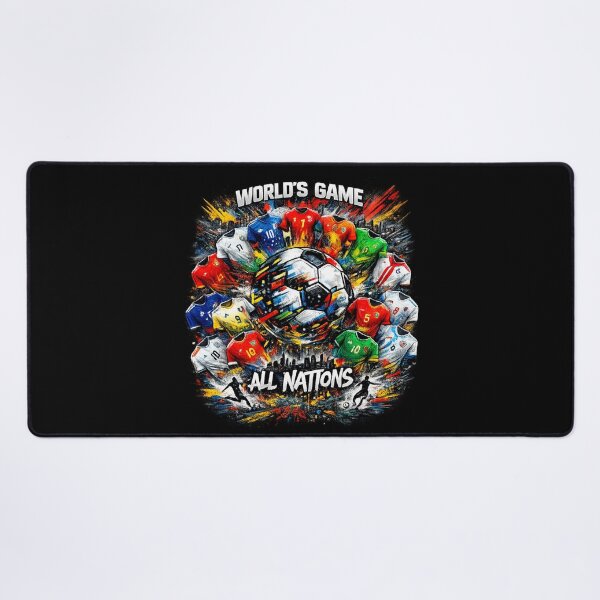 Item preview, World's Game All Nations Soccer Art designed and sold by Urban-InkStudio.