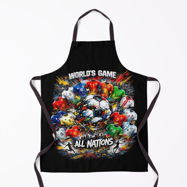Item preview, World's Game All Nations Soccer Art designed and sold by Urban-InkStudio.
