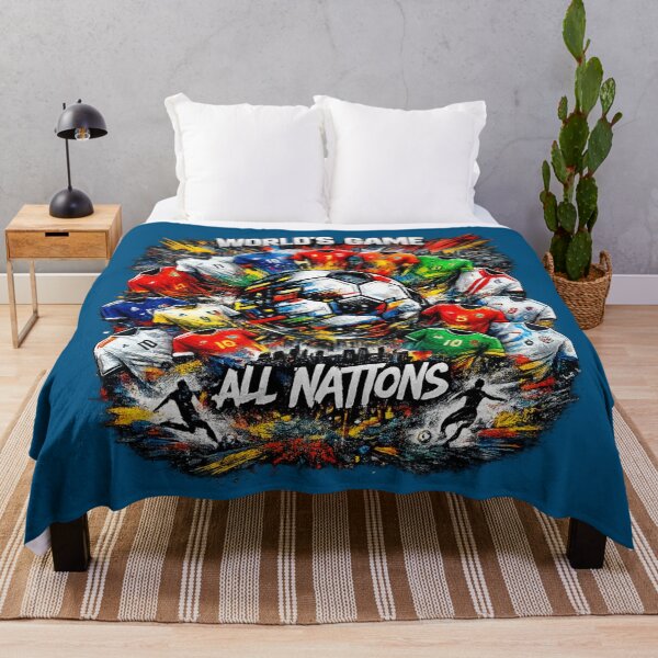 Item preview, World's Game All Nations Soccer Art designed and sold by Urban-InkStudio.