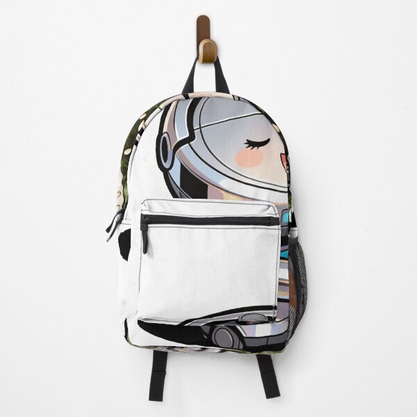 Item preview, Happy Robot Vacuum Hugging Giant Sushi Roll – Cute Cartoon Food Robot Art designed and sold by OksArtStudio.
