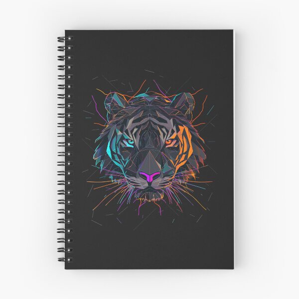 Item preview,  Tiger - Cyber Polygonal Animal & Power Streetwear designed and sold by RetroWaveArtCo.