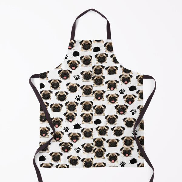Item preview, Funny Grumpy Pug Clean Pattern Decal Sheet designed and sold by Dhenin Studio.