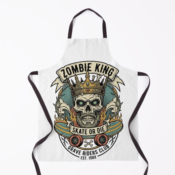Item preview, Zombie King Skate or Die – Grave Riders Club designed and sold by Marcusvieira.