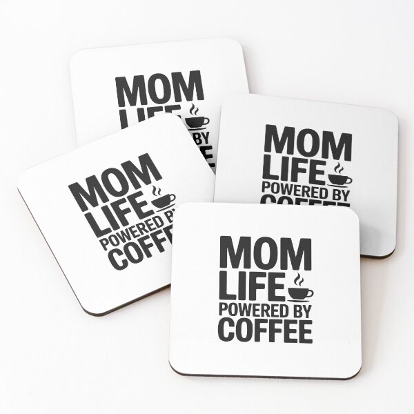 Item preview, Mom Life Powered By Coffee designed and sold by jkrphoto.