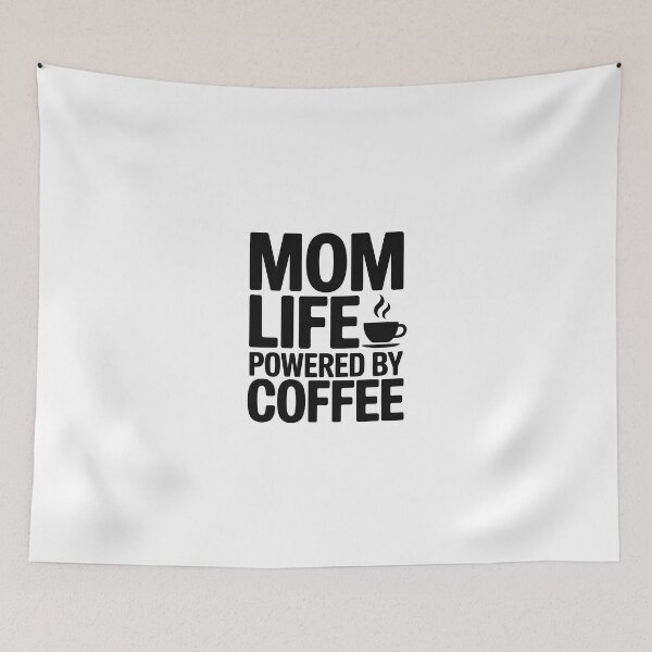 Item preview, Mom Life Powered By Coffee designed and sold by jkrphoto.