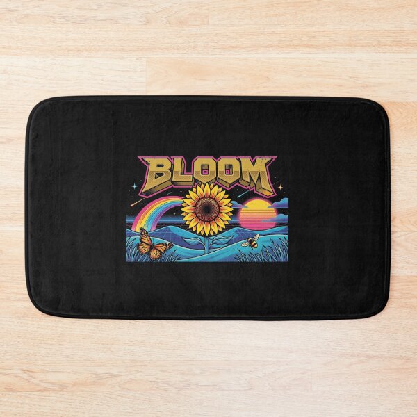 Item preview, Retro 80s Sunset Sunflower Summer Vibe Bloom designed and sold by AdyKurniawan.
