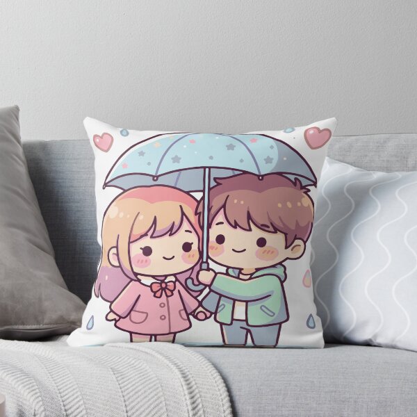 Item preview, Cute Couple Under Umbrella Romantic  designed and sold by sumeetkaliya.