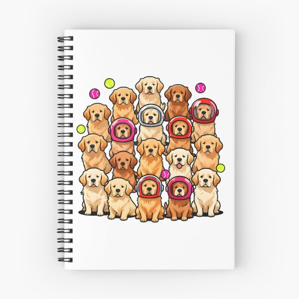 Item preview, Happy Golden Retriever Clean Sticker Sheet designed and sold by Dhenin Studio.