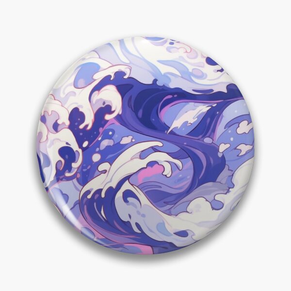 Item preview, Purple waves designed and sold by cryptidsss.