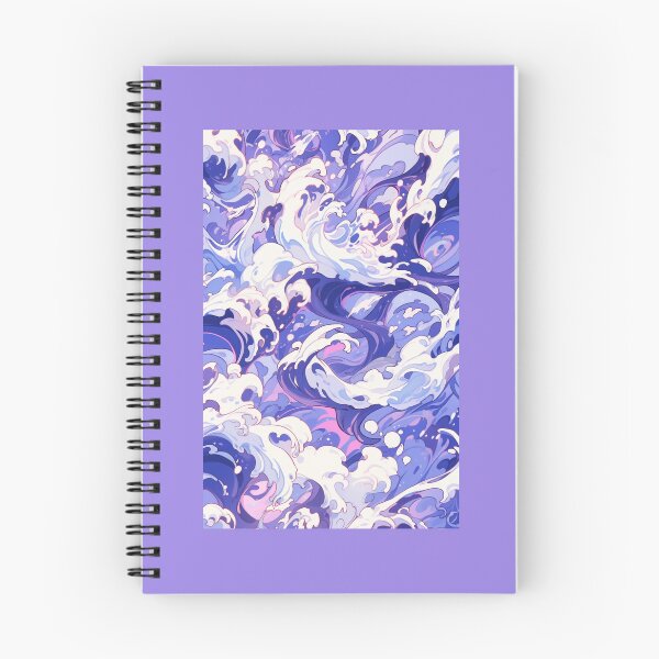 Item preview, Purple waves designed and sold by cryptidsss.