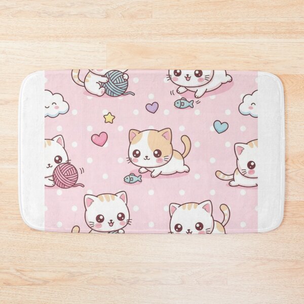 Item preview, Soft Pink Cats designed and sold by KayeSystems.