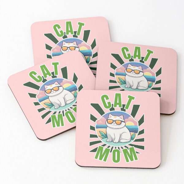 Item preview, Cat Mom Retro Cool Cat Sunglasses Graphic designed and sold by SoftAuraStudi0.