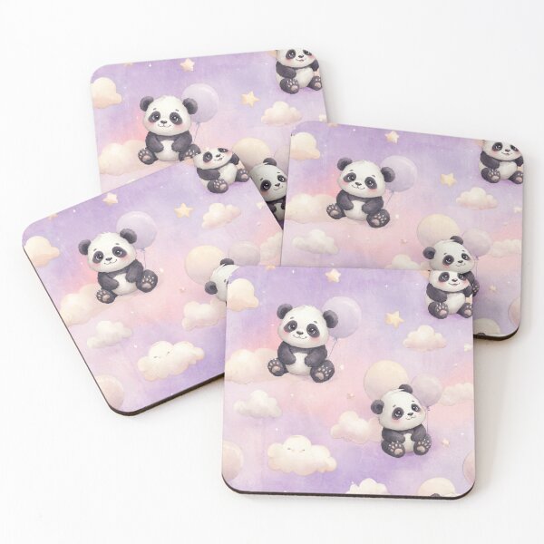 Item preview, Pastel Panda Nursery Pattern designed and sold by MegaNovaArt.