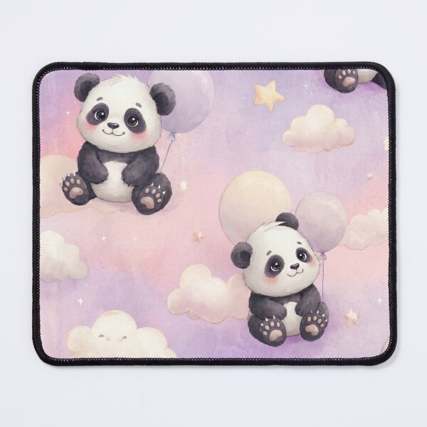 Item preview, Pastel Panda Nursery Pattern designed and sold by MegaNovaArt.