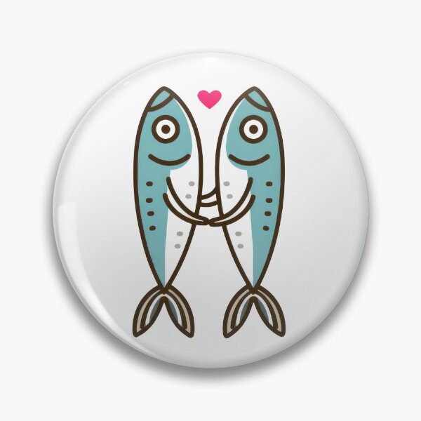 Item preview, Cute anchovies holding hands designed and sold by Baart72.