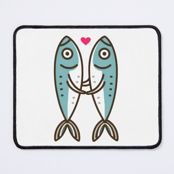 Item preview, Cute anchovies holding hands designed and sold by Baart72.