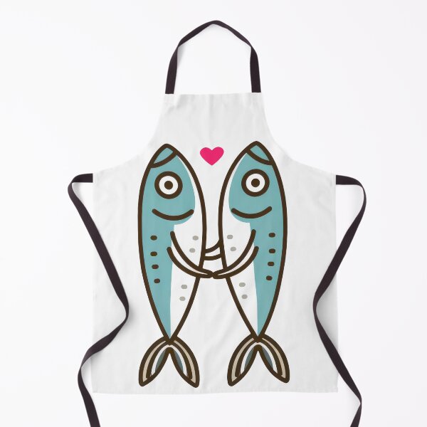 Item preview, Cute anchovies holding hands designed and sold by Baart72.