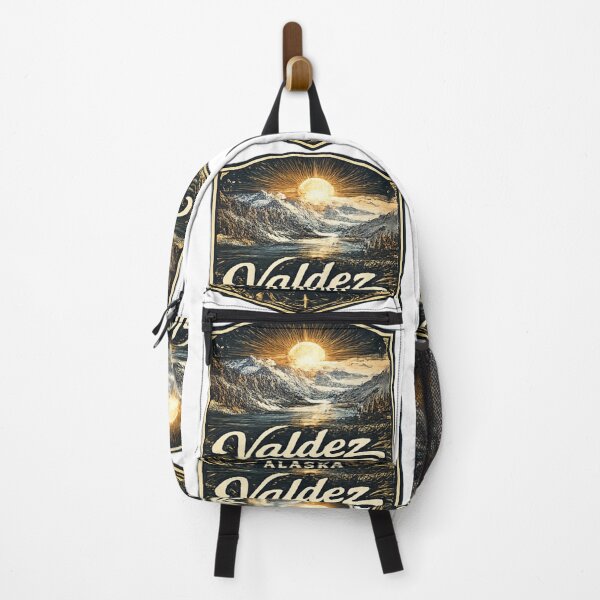 Item preview, Valdez Alaska mountains landscapes and sun designed and sold by DamioPolArt.