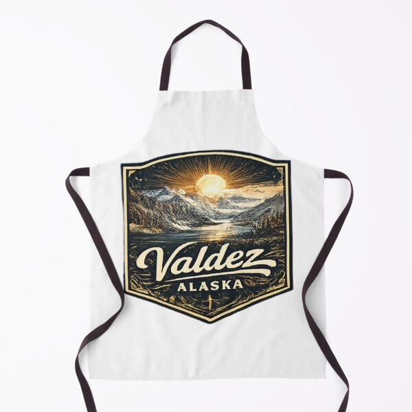 Item preview, Valdez Alaska mountains landscapes and sun designed and sold by DamioPolArt.