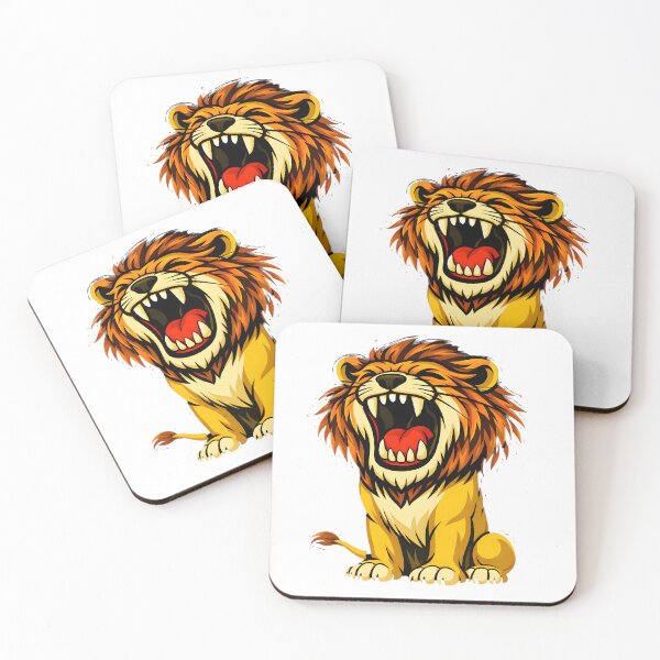 Item preview, Roaring Lion Head – Fierce Big Cat Illustration designed and sold by ROARSOME DESiGNS.