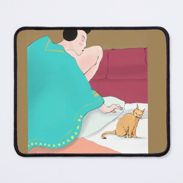 Item preview, Geisha and cat designed and sold by Le poulpe rêveur.