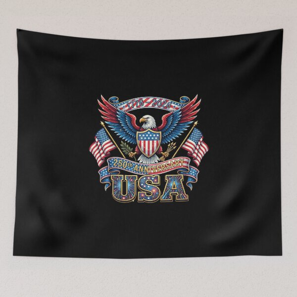 Item preview, 250th Anniversary USA Flag 250 Years American 4th of July designed and sold by thomas-frame.