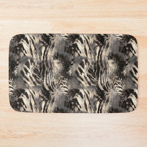 Item preview, Organic Grey And Black Watercolor Zebra Print designed and sold by igraphixart.