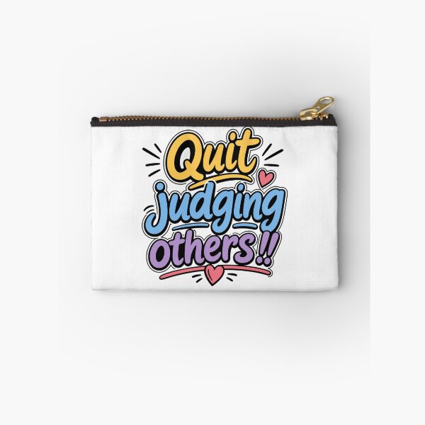Item preview, Quit Judging Others – Be Kind & Show Compassion Inspirational Typography designed and sold by Fabrifrank.