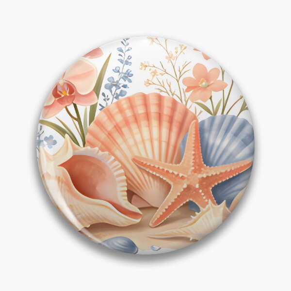 Item preview, Coastal Treasures Market designed and sold by Elegant Serif Studio.