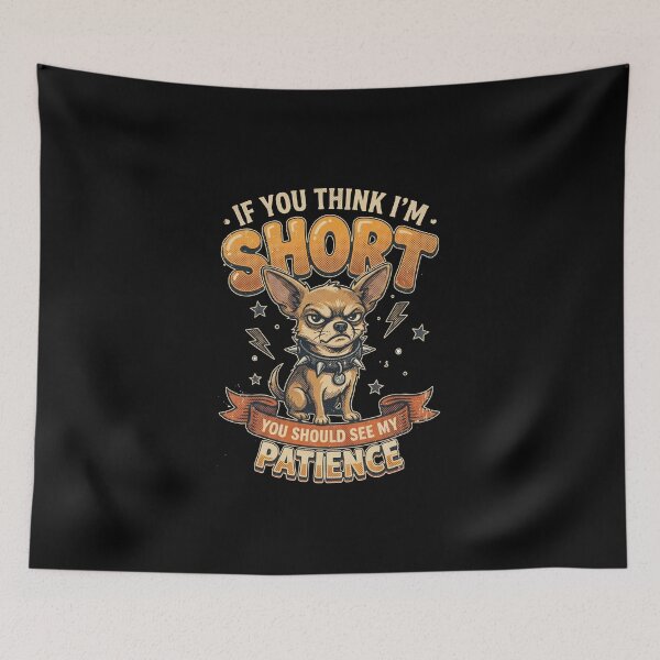 Item preview, Short Tempered Chihuahua Funny Retro Dog Lover designed and sold by AdyKurniawan.