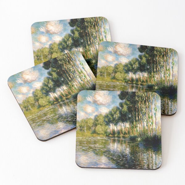 Item preview, Poplars on the Banks of the Epte: Fleeting Glow of Seasonal Light Along the Giverny River  designed and sold by artdesignsnow.