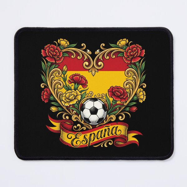 Item preview, Spain Heart Flag Roses — Soccer World Cup 2026 designed and sold by David Mateo ArtWorks.