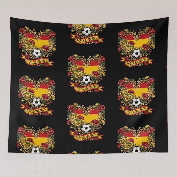 Item preview, Spain Heart Flag Roses — Soccer World Cup 2026 designed and sold by David Mateo ArtWorks.