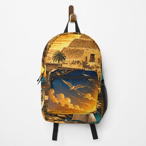 Item preview, Djoser Pyramid Nile Sunset designed and sold by BastetNileArt.