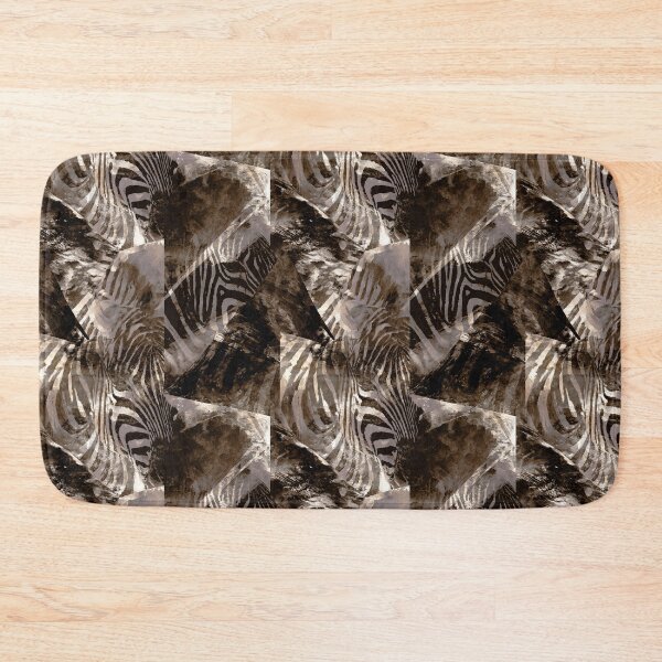 Item preview, Grunge Brown And Beige Zebra Print Pattern designed and sold by igraphixart.