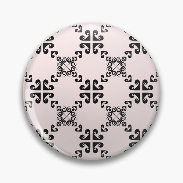 Item preview, Minimalist Ancient Geometric Symbol Soft Pink &Black designed and sold by SahmatArt.