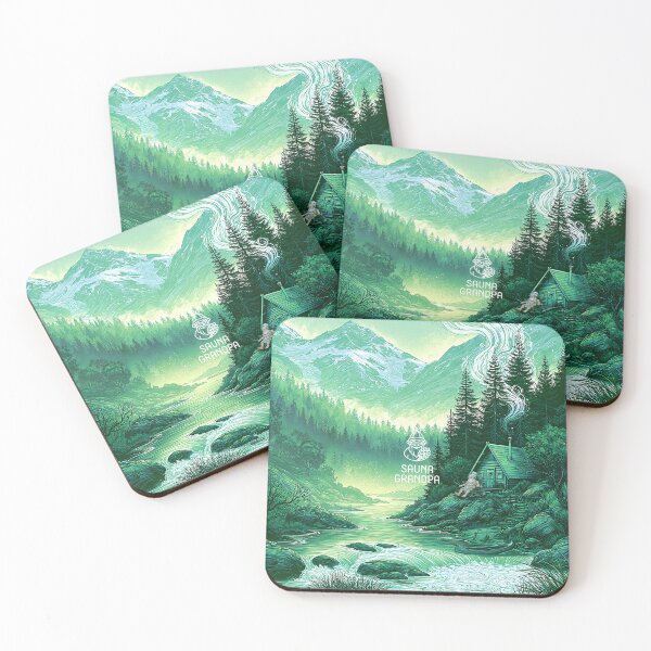 Item preview, Sauna Grandpa - Nature-003 designed and sold by WABISABIMOMENTS.