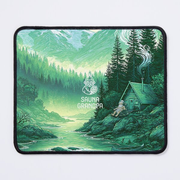 Item preview, Sauna Grandpa - Nature-003 designed and sold by WABISABIMOMENTS.